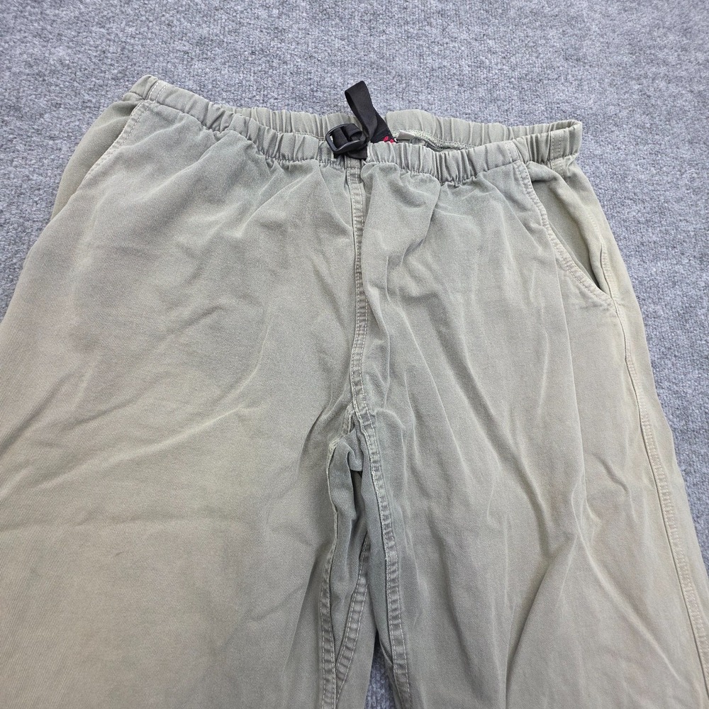 Vintage Gramicci Belted Pants Women's XL 18-20 Beige Green Faded Made USA - Picture 3 of 16